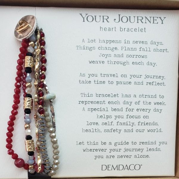 Demdaco Your Journey heart bracelets | Swiss Gift Shop | Highland IL